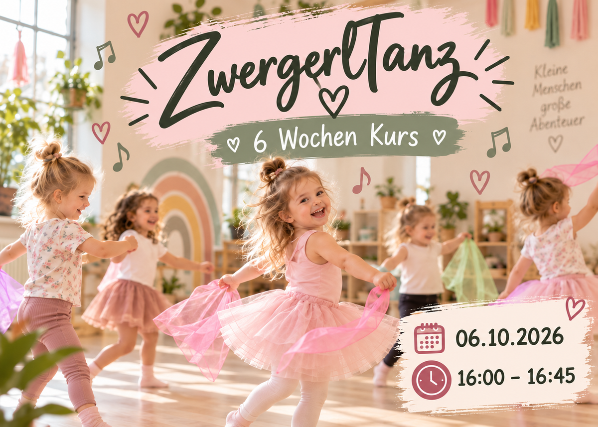 06.10.2026 - ZwergerlTanz (1,5–4 Jahre)