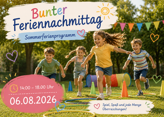 Sommerferienprogramm | Bunter Feriennachmittag | 06.08.26