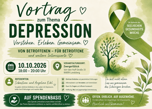Vortrag Depression - Verstehen. Erleben. Gemeinsam.