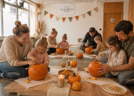 Kreativ-Café für Groß & Klein – Kürbis schnitzen – Oktober