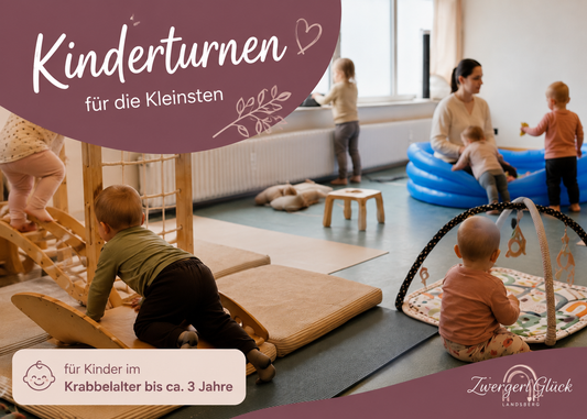 Kinderturnen für die Kleinsten (Krabbelalter bis ca. 3 Jahre)